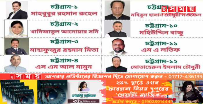 চট্টগ্রামে আ. লীগের মনোনয়ন পেলেন যারা